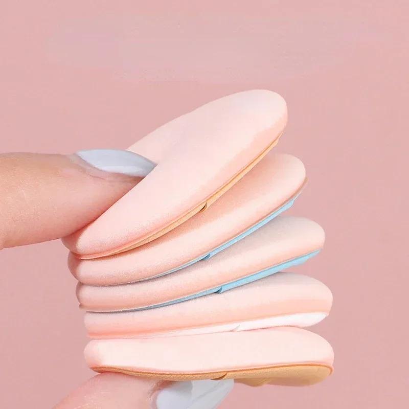 6pcs Finger Puff Little Finger Air Cushion Wet and Dry Fingertip Puff Concealer Cosmetic Tool Makeup Sponges Make Up Accessories