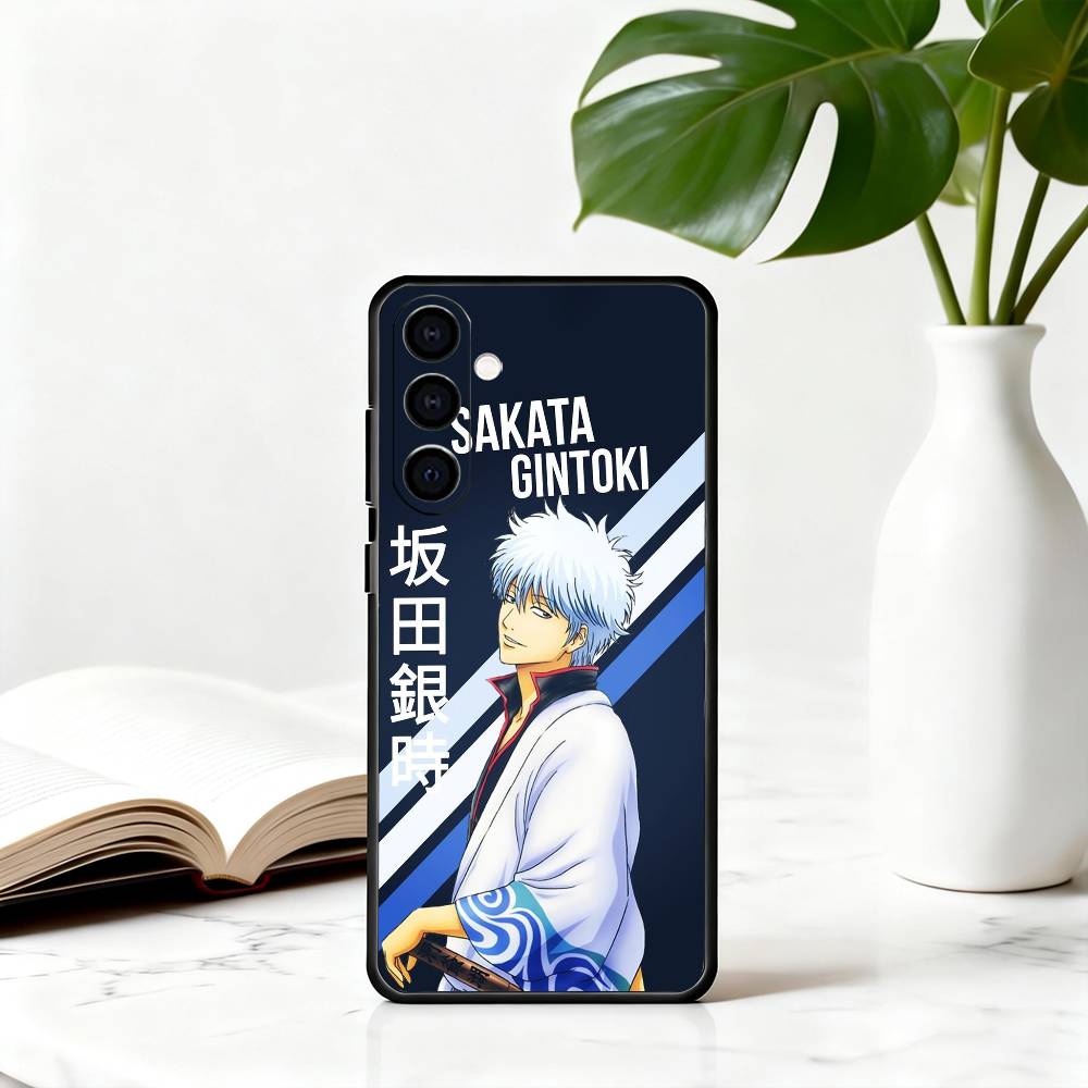 G-Gintama G-Gintoki S-Sakata-es Phone Case Black Silicone Soft For Samsung Galaxy A73,A72,A71,A70,A53,A52,A51