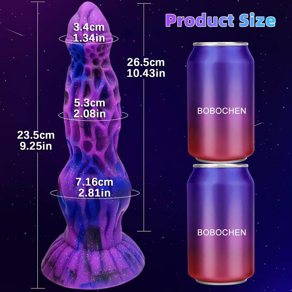Dildo Monster Dog Dick Simulation Penis Liquid Silicone Mixed Color Harem Expansion Anal Plug SM Sexual Product