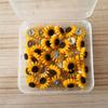 10/20/30/40/50Pcs DIY Sunflower Pushpins Colored Flower Push Pins  Office School Supplies