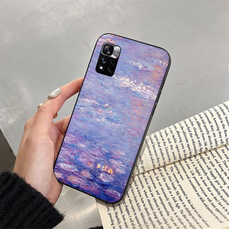 Claude Monet Garden Phone Case For Xiaomi Redmi note 13 12 Pro 11S 11 10 Pro 10S 12S Redmi 13 14C 10 13C