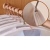 5 Pcs/Lot Bottom Opening Household Wardrobe Clothing Dust Cover Semi-transparent Hanging Style Coat Suit Dust Storage Bag