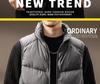 Men's Trendy Stand Collar Down Vest - Autumn/Winter Warm Workwear Jacket