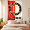 Feyenoord Rotterdam Wandkleed hoge kwaliteit voor het decoreren van woonkamer slaapkamer studentenkamer muren ideaal als slaapkamer muurdecoratie of vakantiegeschenk