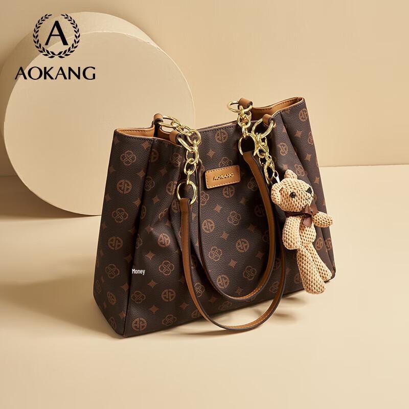 Женская сумка-тоут Aokang, легкая роскошь, на плечо