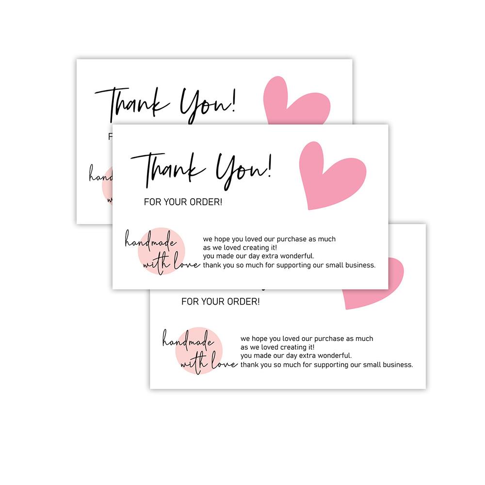 Inserts Supporting Small Businesses Appreciate Card Thank You For Your Order Beyond Grateful Labels