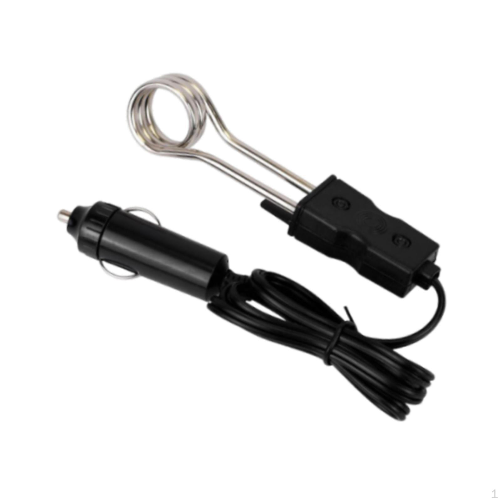 

Car Immersion Heater Boiler Compact for Heating Water, Coffee, or Tea Versatile