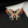 Fashion Butterfly Brooch for Women - Colorful Enamel Lapel Pin for Wedding Party, Jackets, Coats, and Scarves