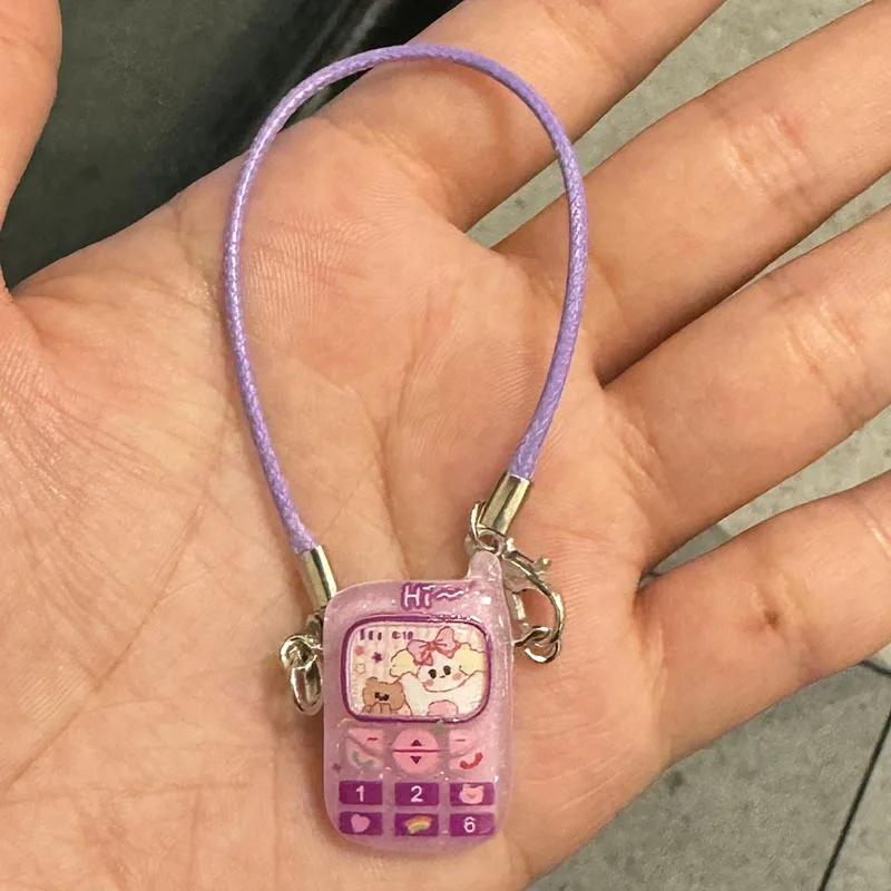 1PC Doll Mini Pendant Model Cartoon Cute Little Mini Mobile Phone Ornament for 15-17cm Doll Cartoon Pendant Sweet Couple Gift