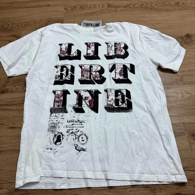 Белая футболка Libertine Размер 2XL XXL XL