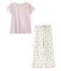 Comfortable Material Against Bare Cute Good Sleepy One Size [Peach John] [Roomwear, Skin, Lace, Summer] Short-sleeved Pajamas, Strawberry,