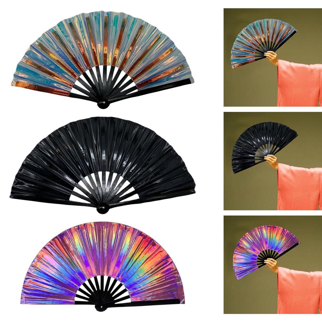 Folding Dancing Fan Accessories Decoration for Carnival Performance Festival