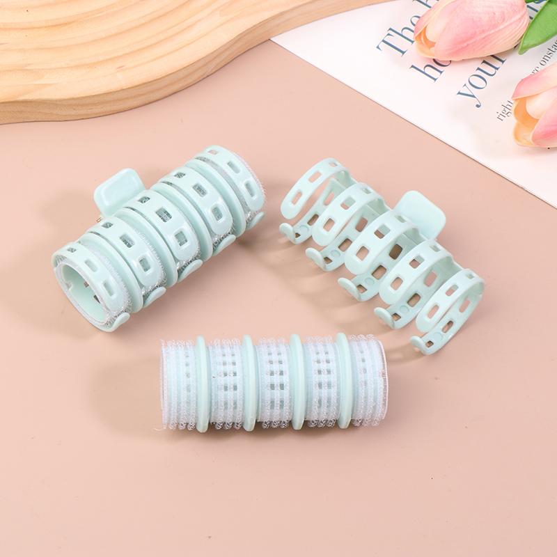 2Pcs Self-Adhesive Bangs Curlers Lazy Spiral Hair Bangs Roll Curler Plastic No Heat Air Diy Hair Curling Styling Tools