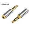 3.5mm Female To 2.5mm Male Audio Adapter Converter Phone Left Right Mono