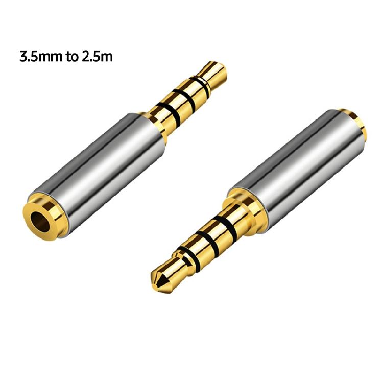 3.5mm Female To 2.5mm Male Audio Adapter Converter Phone Left Right Mono