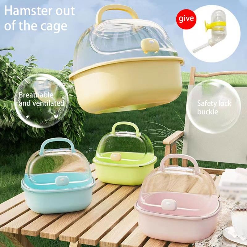Portable Hamster Cage New Hamster Outer Cage Fashion Hamster Travel Home for Travel and Outdoor Use