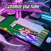Custom Name Personalized Mighty Morphin Power Rangers Pattern Mousepad, Laptop PC Desk Mat, Decorative Desk Mat for Home Keyboard Pad Gift