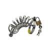 Lockable Stainless Steel Cock Cage Penis Ring Sleeve Lock Cock Chastity Device Chastity