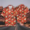 Delicious Sushi Shrimp Graphic Female Beach Shirts Hip Hop Hawaiian Rice Balls Lapel Blouse Fast Food Bento Shirt For Men Tops