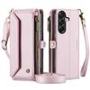 Multi-Functional Leather Crossbody Case for Samsung A72/A12/A13/A24/A33/A57 with Card Slot and Shoulder Strap