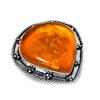 Baltic Amber Handmade 925 Sterling Silver Gift Jewelry Ring Size 8 O0z18