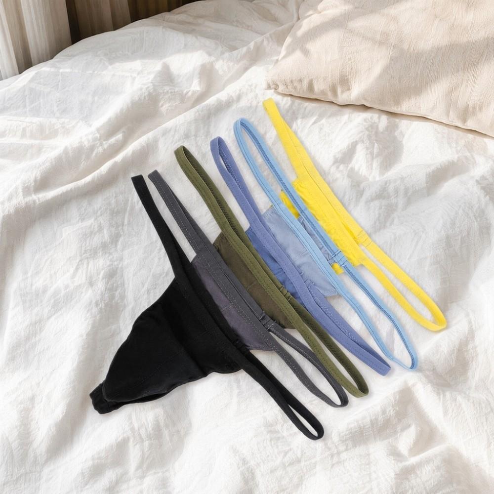 Underpants Men's Panties Modal Male Briefs Soft Men Thin Thongs Summer
