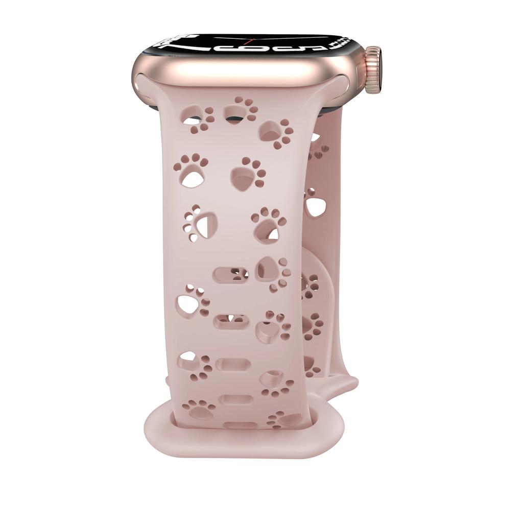 Classic Dog Paw Silicone Strap For Apple Watch Band 44mm 40mm Correa 38 42mm bracelet iwatch Series ultra 8 7 SE 6 5 4 3 49mm 45 mm 41mm