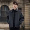 Wool coat men's autumn and winter new trendy short wool coat men's jacket top coat