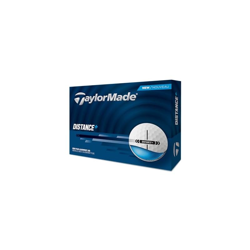 TaylorMade TMJ25 Distance + WH JPN dz Distance Plus Белый Мяч для гольфа Модель 2025 Белый