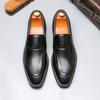 Fashion Men's Casual Business Shoes Men Classic British Style Penny Loafers Moccasins Mens Party Wedding Leather Flats