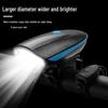 Rechargeable Bicycle Headlight & Electric Horn for Night Riding