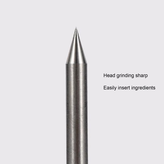 Detachable Skewer Stand Food Grade Stainless Steel Sturdy Construction Vertical Chicken Holder for Outdoor