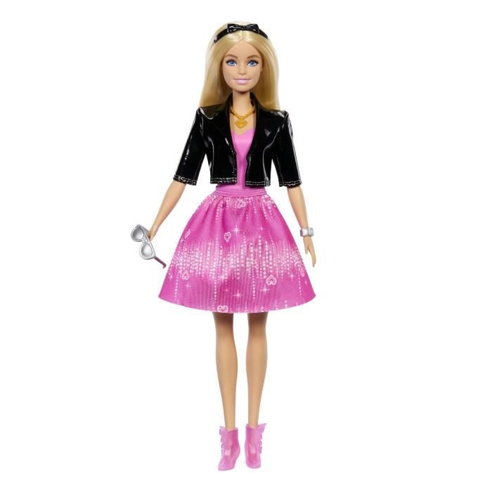 Calendrier de l’Avent Barbie Fashionistas, avec 24 pièces et accessoires, Barbie, Mattel JFL63, dès 3 ans