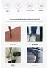 Large Automatic Long-Handled Umbrella with 16 Ribs, Curved Handle, and Waterproof Cover for Sun and Rain.