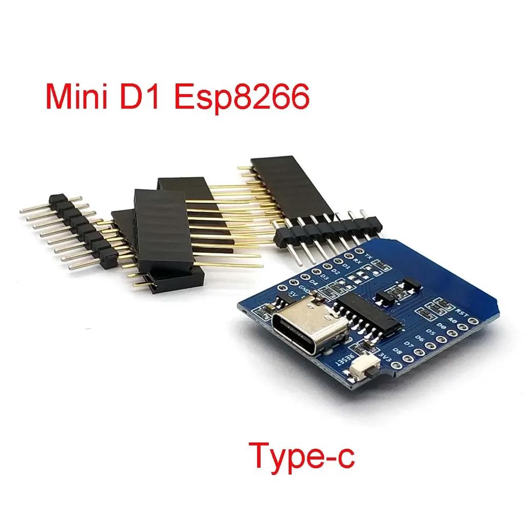 WeMos D1 Mini Pro V3.0 NodeMcu 4MB/16MB Bytes Lua WIFI Internet of Things Development Board Based ESP8266 CH340G Nodemcu V2