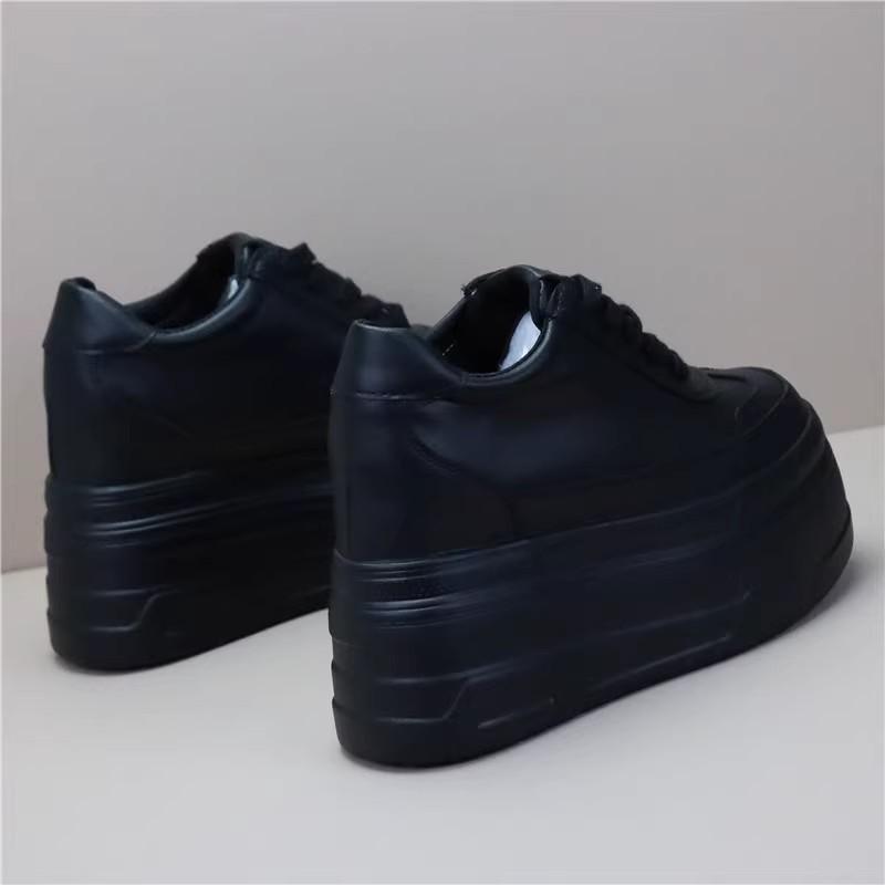 Women`S Height Increase 10/12cm White Sneakers