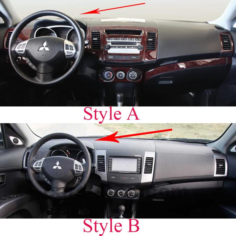 Dashmat Pad for Mitsubishi Outlander GT Peugeot 4007 Citroen C-Crosser 2007~2012 Mat Dashboard Cover Carpet Sunshade Accessories