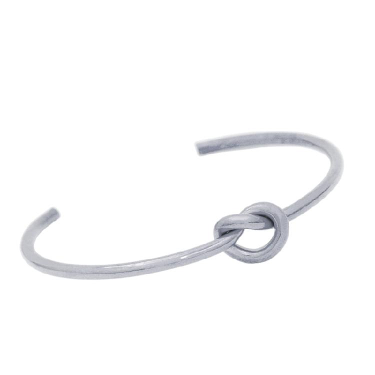 Portable Gold Open Knot Cuff Bracelet With Adjustable Fit Designs Decoration for The Fashion Woman Casual Wear