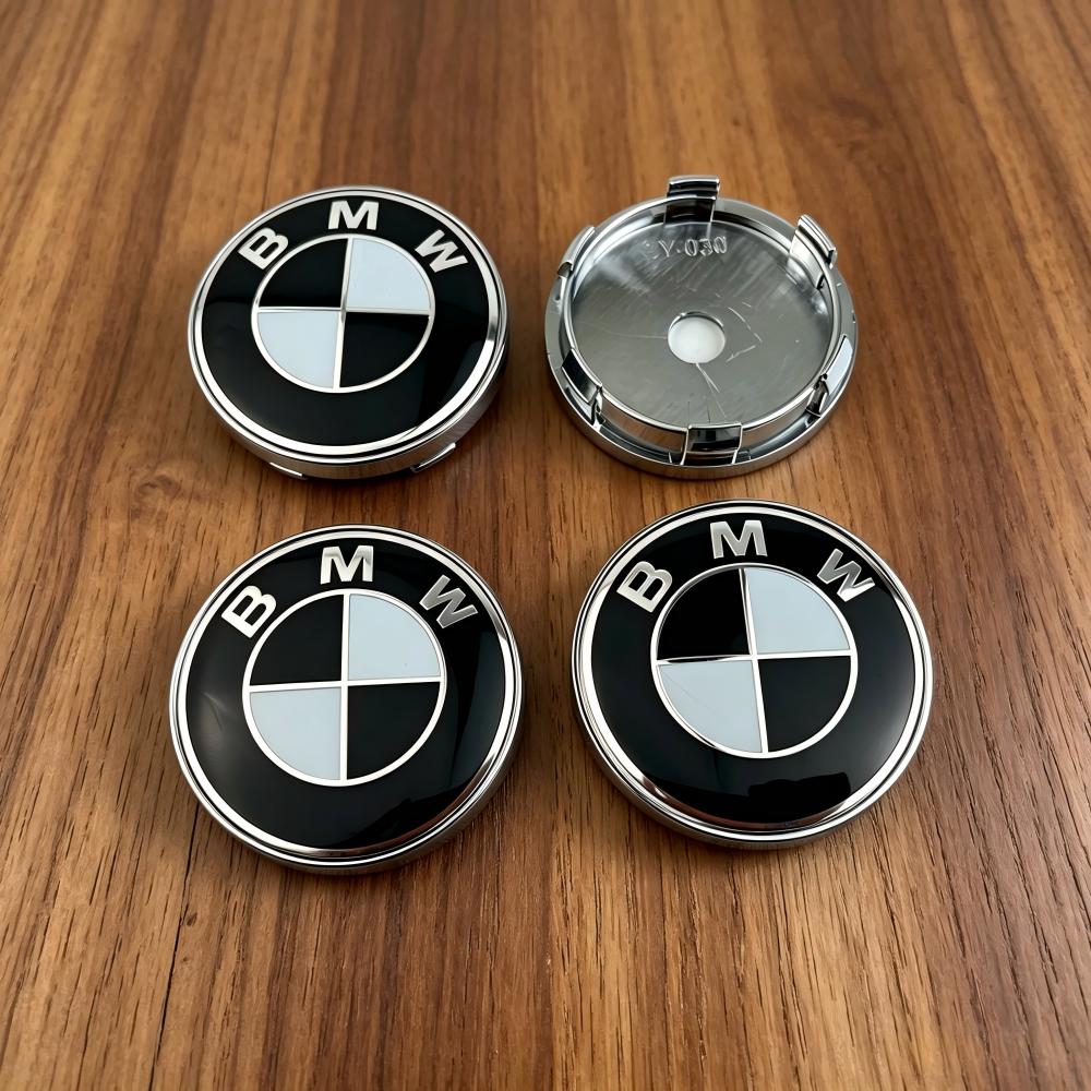 For BMW E84 250th Anniversary 4pcs 60mm Car Wheel Center Hub Cap Rim Cover For BMW E39 E46 E90 E60 E87 E53 F10 F20 F30 M X3 X5