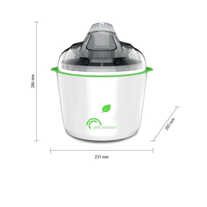 Ice Cream Maker LITTLE BALANCE - Happy Sorbets - Capacity 1.5L - Quick Preparation: 30min - 12W