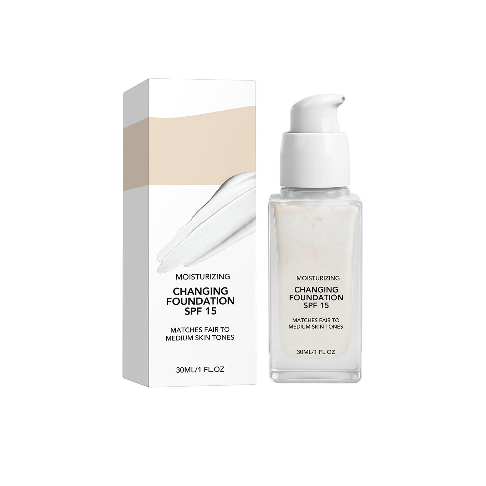 Moisturizing Color-Changing Foundation Cream with Adaptive, Makeup 30ml