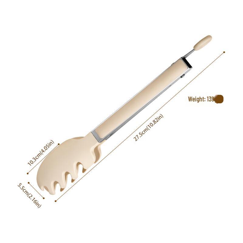 OEING Japanese Style Silicone Food Tongs Set 9-inch