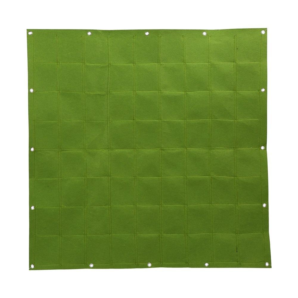 Felt Plant Bag 72 Pockets Grow Bag Durable Wall Hanging Plant Bag  Outdoor Gardening