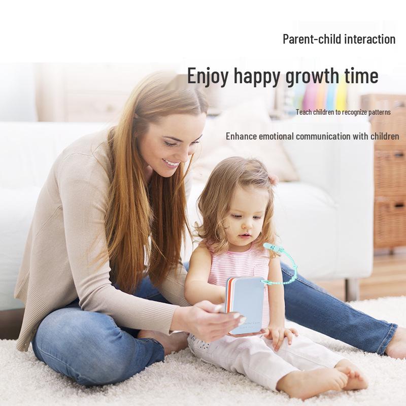 Cross-border Infant & Toddler Cognitive Cards: Educational & Parent-Child Learning Chart with Silicone Teether