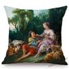 Rococo Oil Painting Art Francois Boucher Spring Summer Autumn Pastoral Mythology Vintage Sofa Cushion Cover Car Pillow Cover