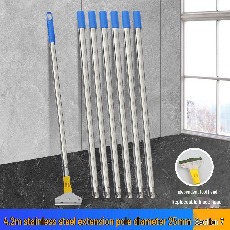 Telescopic Long Handle Heavy Duty Scraper for Grout and Glue Removal