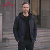 Montagut Men's Detachable Hooded Wool Blend Jacket