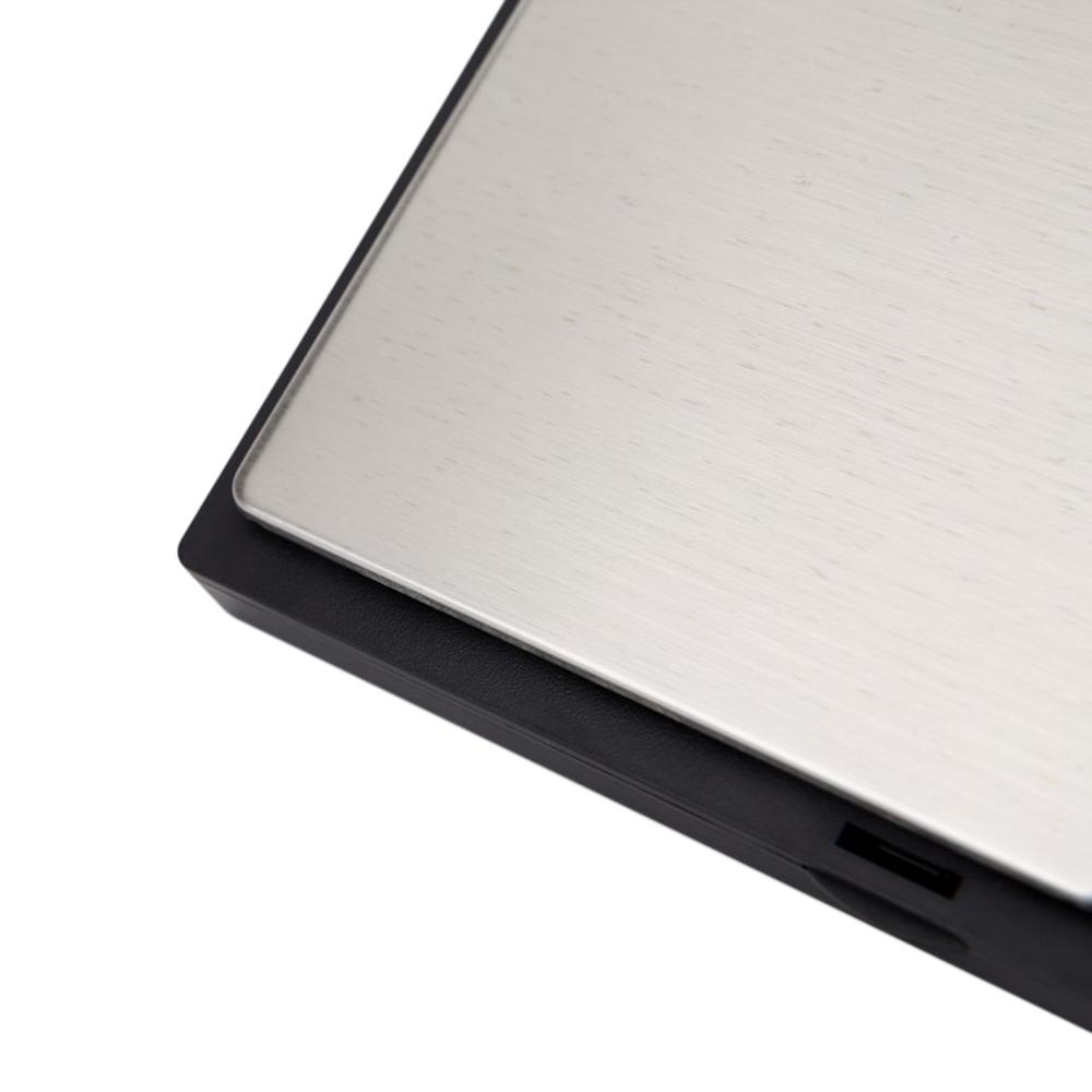 500 g x 0,1 g mini bærbar smykkevekt Høy nøyaktighet LED digital lommevekt Gull Sølv Diamant