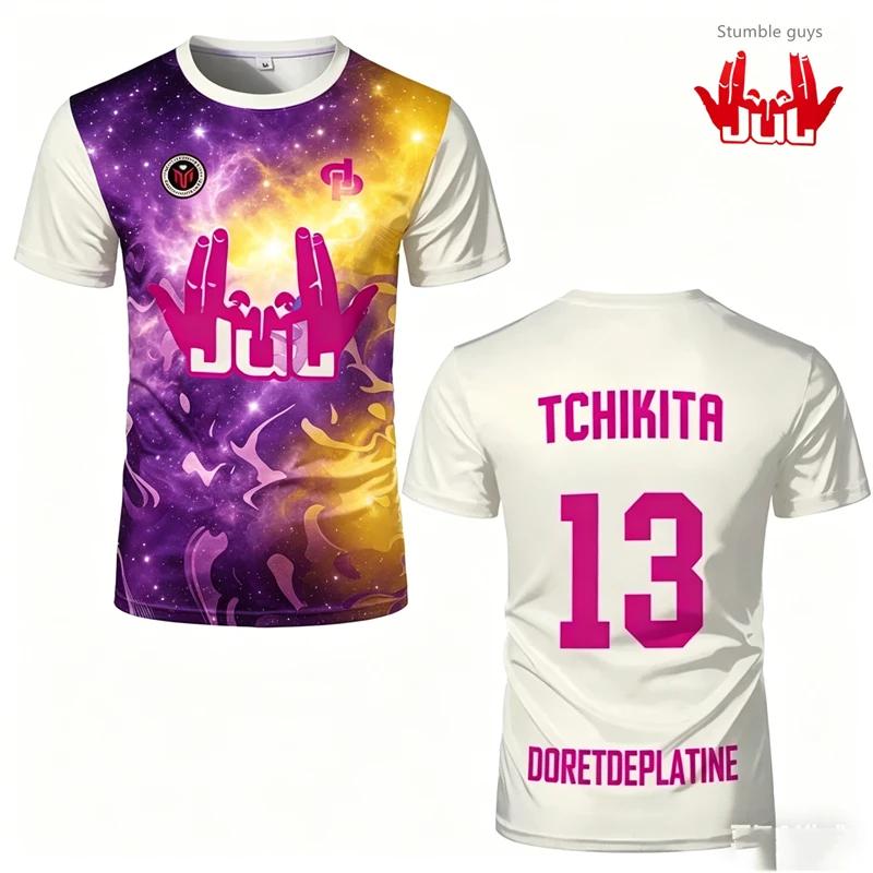 Summer Men's Gym Training 90 Minutes Series MM9 JUL Football Jersey Outdoor Sports Quick-drying Kids Boys T-shirt