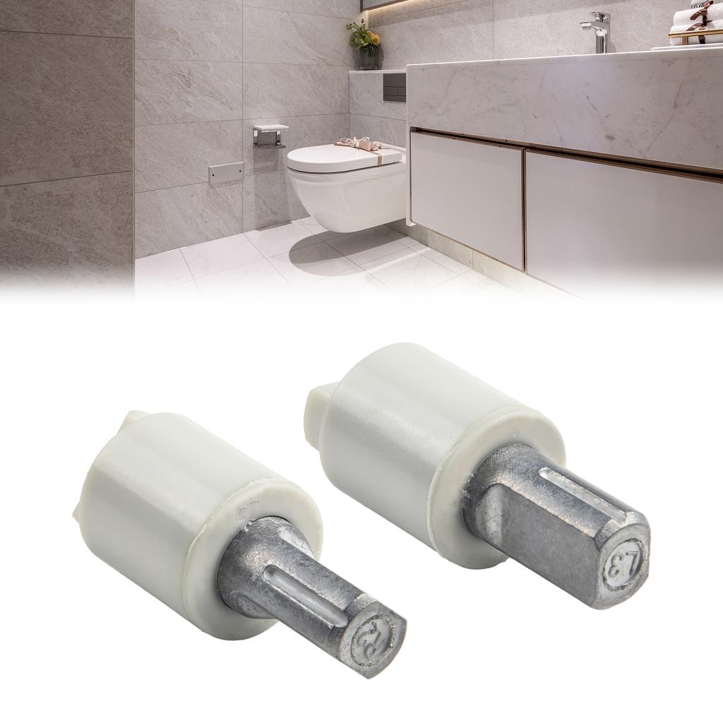 2x WC-Sitz Drehdämpfer Kunststoff Hydraulisch Soft-Close Drehdämpfer Scharnier Sanitär Badezimmer WC-Deckel Montage-Befestigung